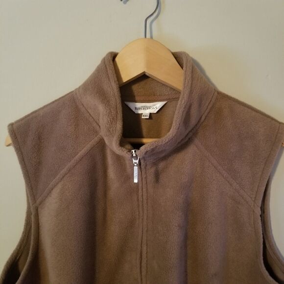 𝅺northern Reflections Sweater Vest Zippered Fleece Size XXL - Picture 5 of 6